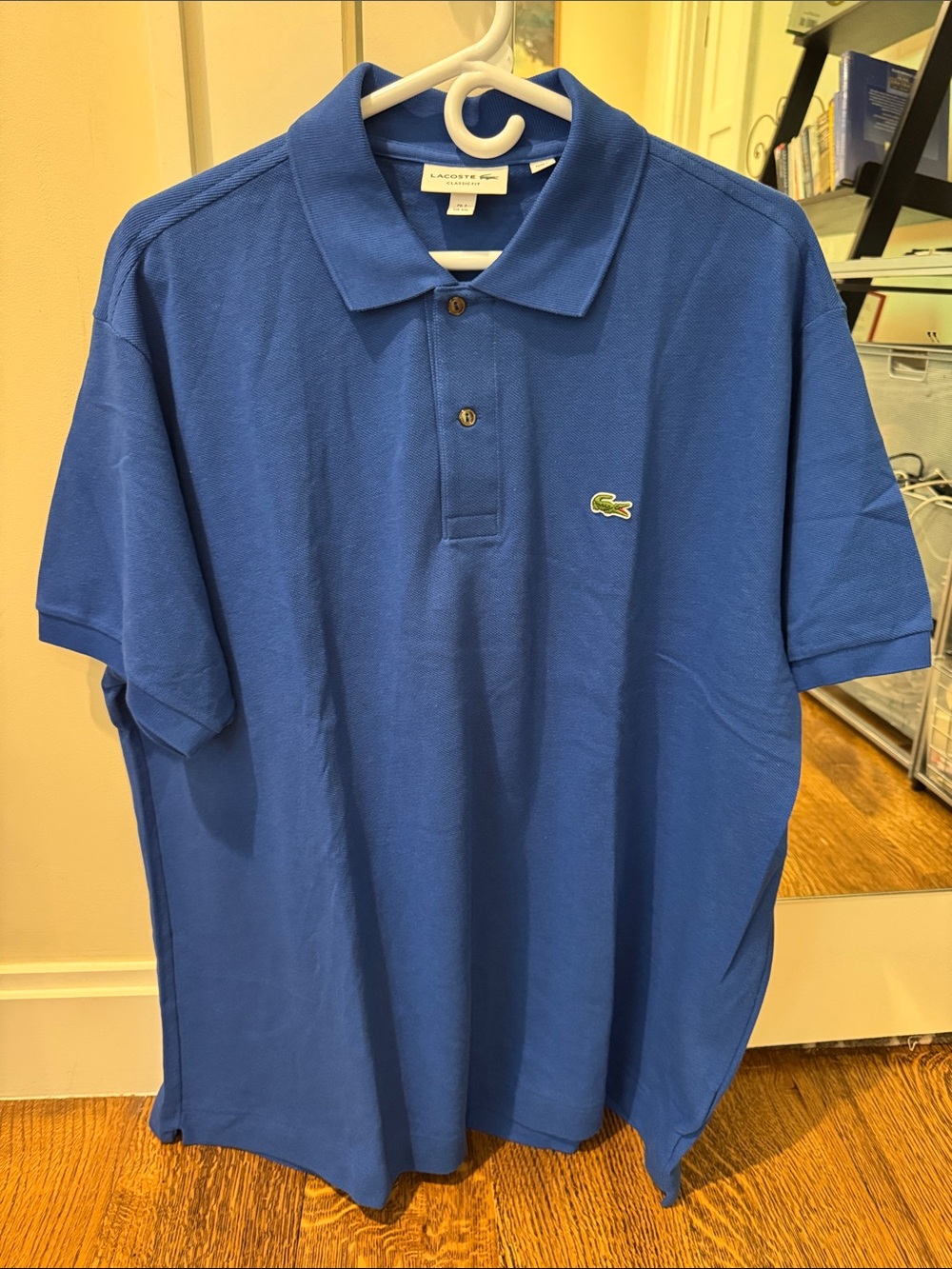 Lacoste Royal Blue Short-Sleeve Pique Polo